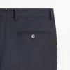 Pantalones de traje de mezcla de lana fresca Pantalones de traje de mezcla de lana fresca