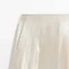 Pantalones fluidos de lino metalizado Pantalones fluidos de lino metalizado