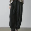 Pantalones sarouel de tejido fluido Pantalones sarouel de tejido fluido