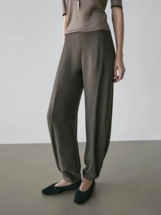 Pantalones sarouel fluidos