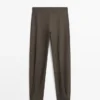 Pantalones sarouel fluidos Pantalones sarouel fluidos