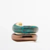 Paquete de anillos con efecto bronce Paquete de anillos con efecto bronce