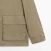 Parka de mezcla de algodón con bolsillos Parka de mezcla de algodón con bolsillos
