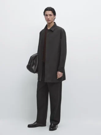 Parka de tejido técnico ligero