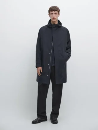 Parka larga con capucha Parka larga con capucha