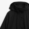 Parka larga de tejido técnico