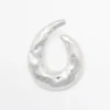 Pendientes de aro con textura Pendientes de aro con textura
