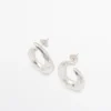 Pendientes de aro con textura Pendientes de aro con textura
