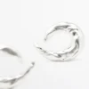 Pendientes de aro con textura Pendientes de aro con textura