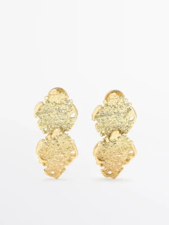 Pendientes de encaje de dos piezas Pendientes de encaje de dos piezas