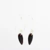 Pendientes de péndulo de piedra Pendientes de péndulo de piedra