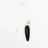 Pendientes de péndulo de piedra Pendientes de péndulo de piedra