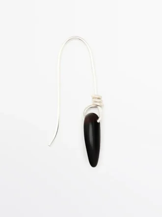 Pendientes de péndulo de piedra Pendientes de péndulo de piedra
