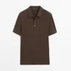 Polos de algodón de manga corta Polos de algodón de manga corta