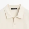 Polos de manga larga de piqué de algodón mercerizado Polos de manga larga de piqué de algodón mercerizado