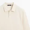 Polos de manga larga de piqué de algodón mercerizado Polos de manga larga de piqué de algodón mercerizado