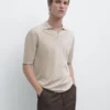 Polos de punto con cuello en V Polos de punto con cuello en V