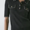 Polos de punto de algodón con detalles en contraste Polos de punto de algodón con detalles en contraste