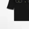 Polos de punto de algodón con detalles en contraste Polos de punto de algodón con detalles en contraste