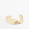 Pulsera ancha con textura Pulsera ancha con textura