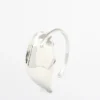 Pulsera ancha con textura Pulsera ancha con textura