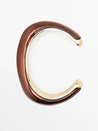 Pulsera con pátina efecto bronce