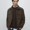 Sobrecamiseta con bolsillos y pieza de cuello Sobrecamiseta con bolsillos y pieza de cuello
