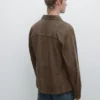 Sobrecamiseta de piel de ante Sobrecamiseta de piel de ante