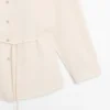 Sobrecamiseta fluida con detalle de cuello Sobrecamiseta fluida con detalle de cuello