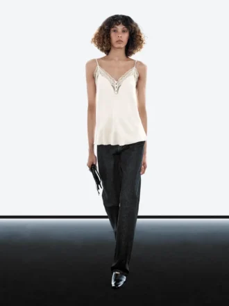 Top camisola con botones