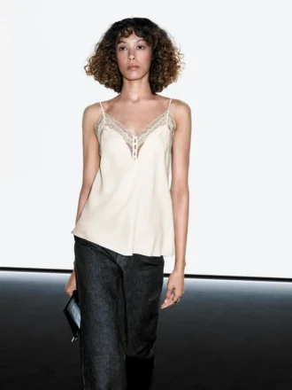 Top camisola con botones