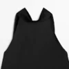 Top halter de satén con detalle de lazo Top halter de satén con detalle de lazo