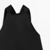 Top halter de satén con detalle de lazo Top halter de satén con detalle de lazo