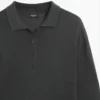 Vestido de polo de punto en contraste Vestido de polo de punto en contraste