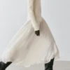 Vestido de punto con detalle a juego Vestido de punto con detalle a juego