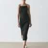 Vestido midi 100 % lino Vestido midi 100 % lino