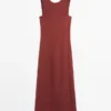 Vestido midi 100 % lino Vestido midi 100 % lino