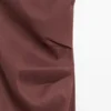 Vestido midi de mezcla de lino elástico con tirantes Vestido midi de mezcla de lino elástico con tirantes