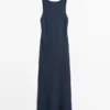 Vestido midi fluido Vestido midi fluido