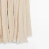 Vestido midi fluido con detalle plisado Vestido midi fluido con detalle plisado