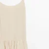 Vestido midi fluido con detalle plisado Vestido midi fluido con detalle plisado