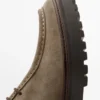 Zapatos de ante con puntera moc y abertura Zapatos de ante con puntera moc y abertura