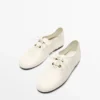 Zapatos de cordones de cuero suave Zapatos de cordones de cuero suave