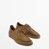 Zapatos de cordones de cuero suave Zapatos de cordones de cuero suave