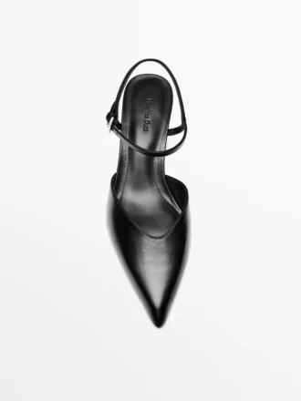 Zapatos de tacón alto con talón abierto