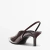 Zapatos de tacón alto con talón abierto Zapatos de tacón alto con talón abierto