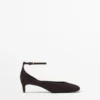 Zapatos de tacón con puntera cuadrada Zapatos de tacón con puntera cuadrada