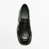Zapatos Derby con hebilla y flecos