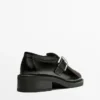 Zapatos Derby con hebilla y flecos