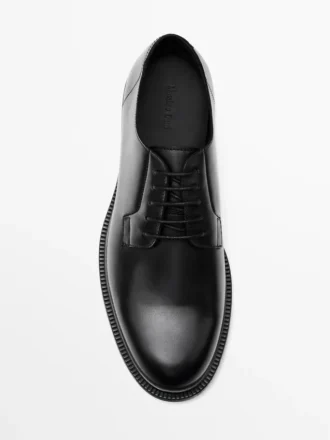Zapatos Derby de piel
